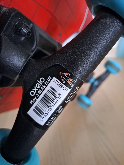 Skateboard Oxelo Play 3 Bear Blue