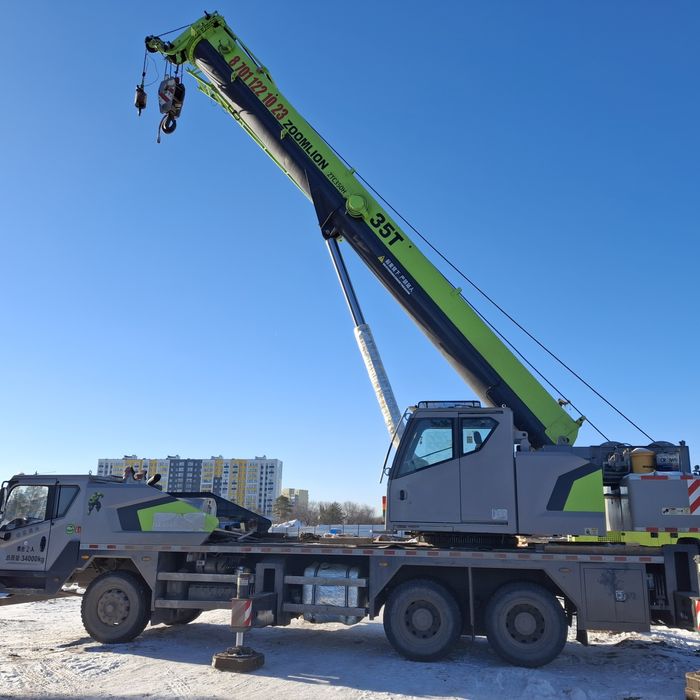 Услуга аренда крана 35-50тонн ZOMLION.Стрела43м+Гусак8,5м=51,5метров.