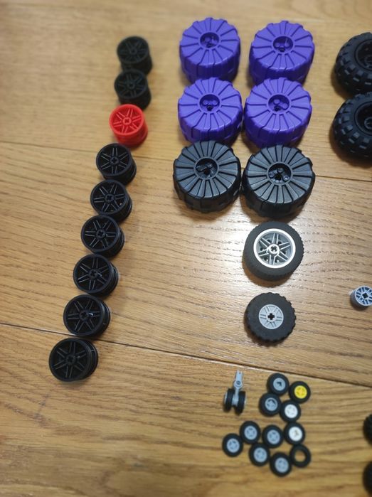 LEGO - roți și jante diferite dimensiuni