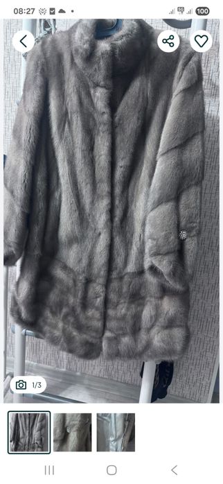 Норковая шуба натуральна