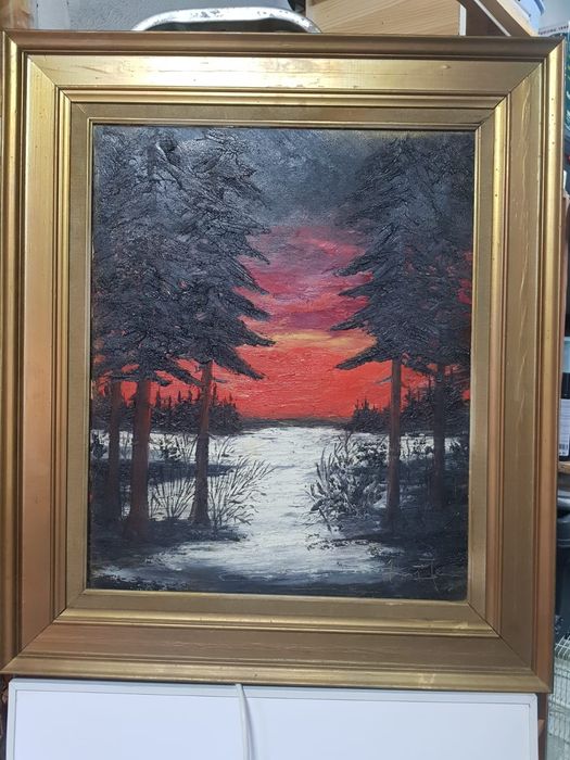 Vand tablouri pictate in ulei si semnate