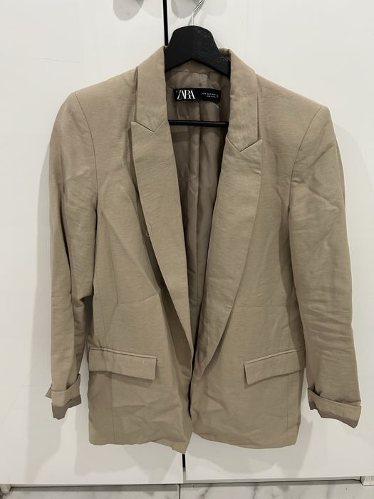 Пиджак zara M бежевый