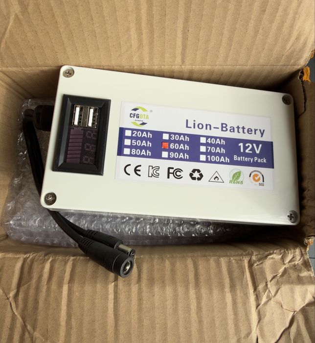 Baterie 12V 60.000 mah