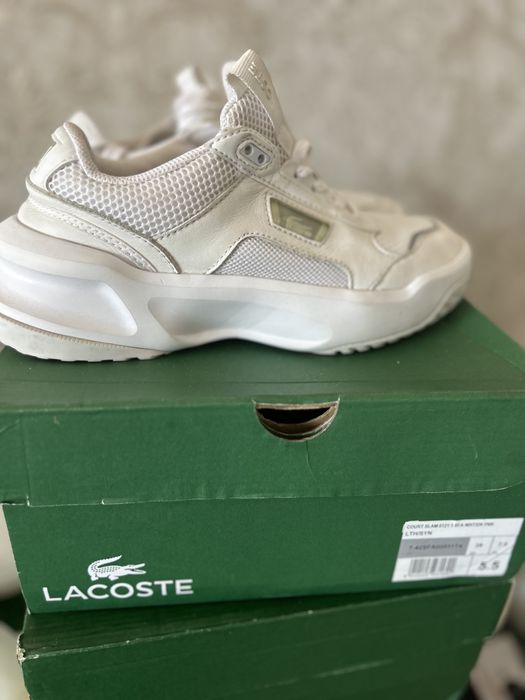 Кроссовки бренд lacoste