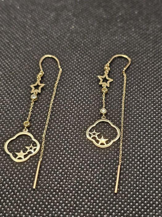 Cercei aur 14K 2.22g (50370 AG 11 Piata Nicolina) 2 ani garantie!