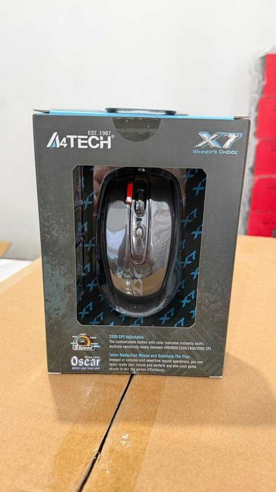 Игровая мышь A4Tech X-710BK Oscar