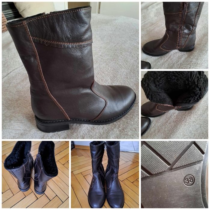 Ботуши от естествена кожа