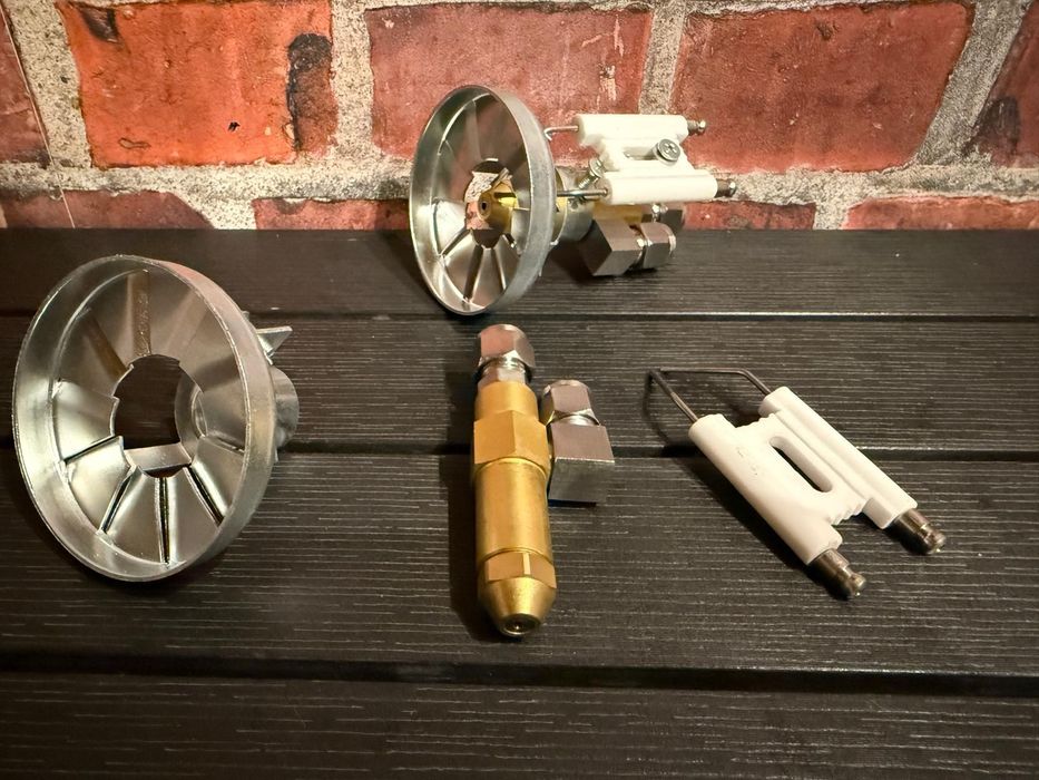 Kit conversie transformare arzator injector ulei ars uzat duza potduza