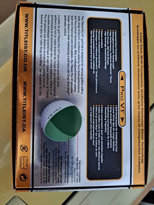 vand mingi originale titleist noi 1 set