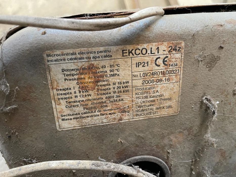 Centrala electrica microcentrala romstal defecta