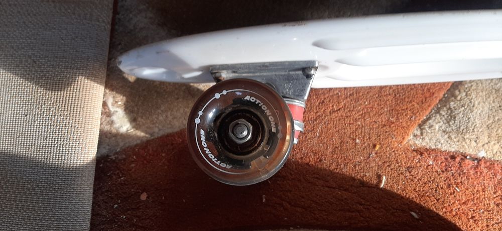 Pennyboard negru roți din silicon