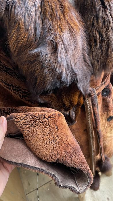 Шуба натуральная -мутон 44-46