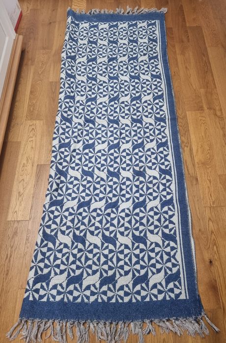 Covor țesut manual vechi 2,40 m x 1,80 m