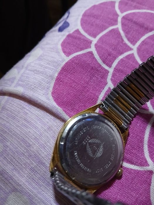 Ceas atlantic suflat cu aur