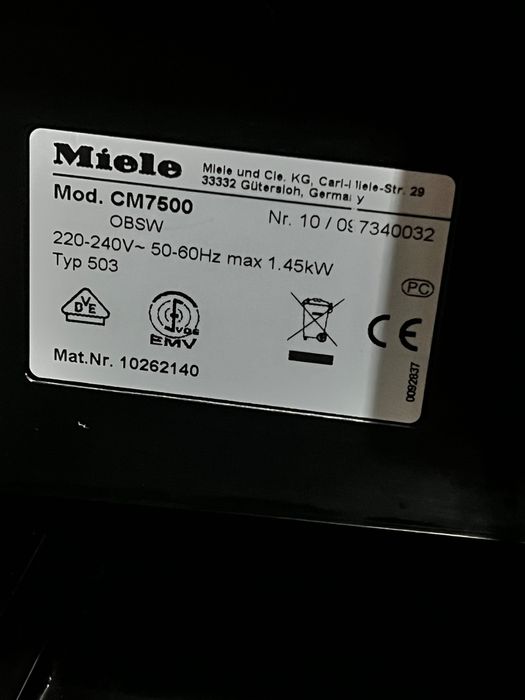 Esspresor Miele CM7500