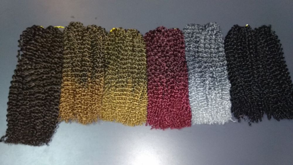 Нови намалени цени на туистъри от канекалон, готови плитки, куки!