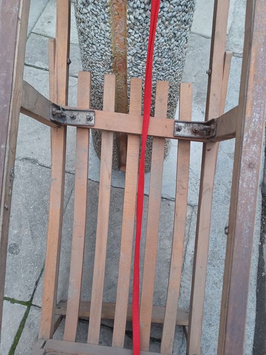 Българска дървена шейна зимна ретро с и без облегалка