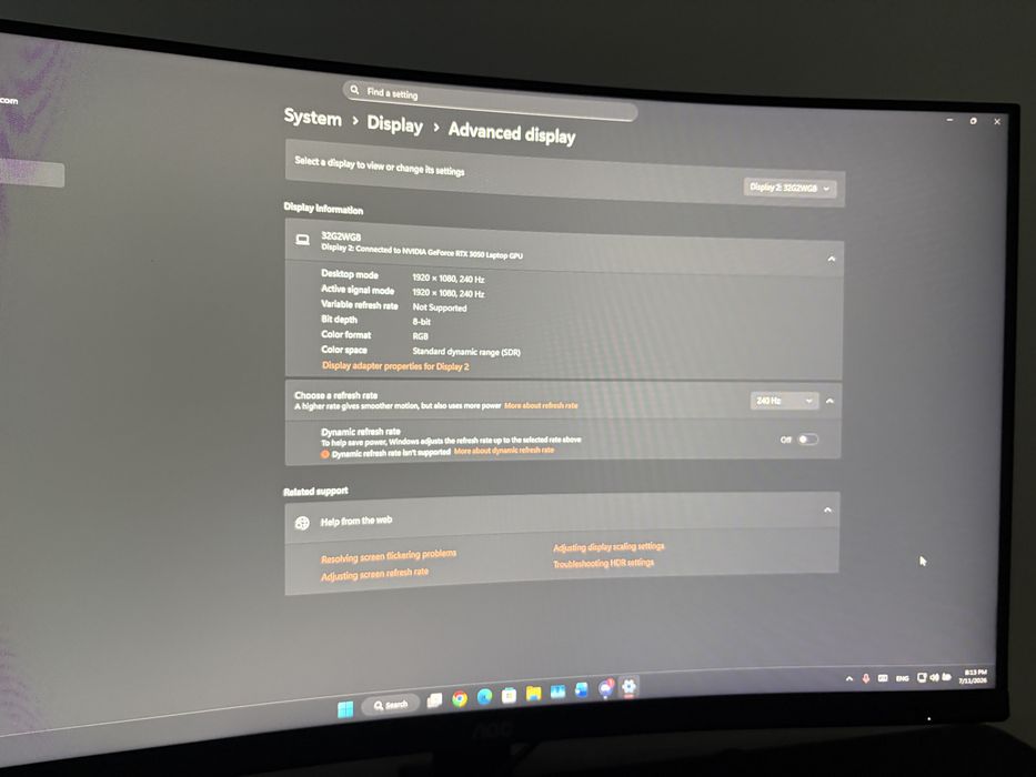Monitor Gaming AOC