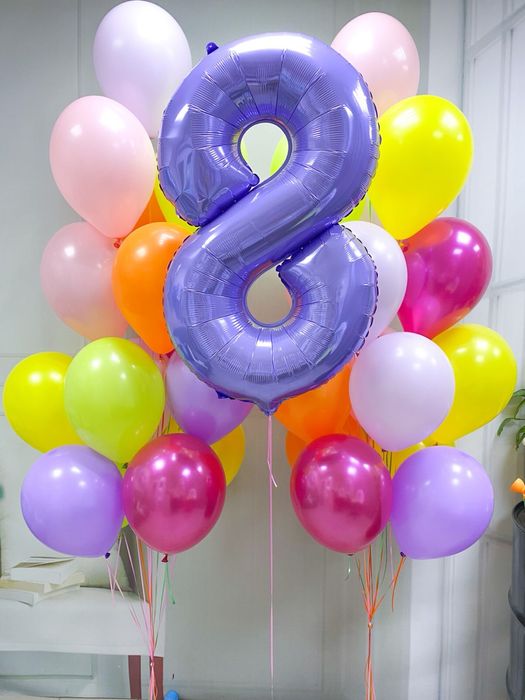 Воздушные шары на 8 марта