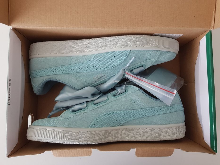 Adidasi Puma Suede Hearts Pebble Wn's 365210 03 Originali