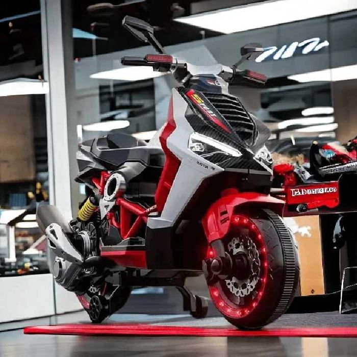 Акумулаторен MOTOR RIMINI V6RR 12V батерия,MP3 плейър