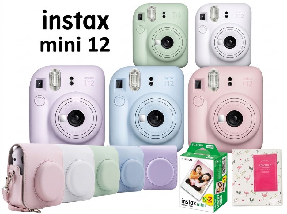 Фотоаппарат моментальной печати Fujifilm Instax Mini 12. Есть доставка