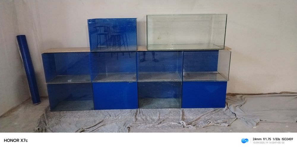 Аквариумы разные размеры б/у