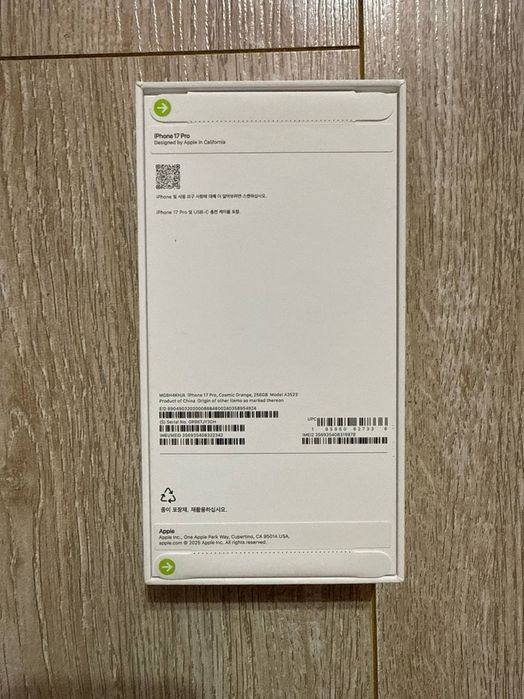 Срочно продается свой Iphone 17 Pro 256gb. Non Active!