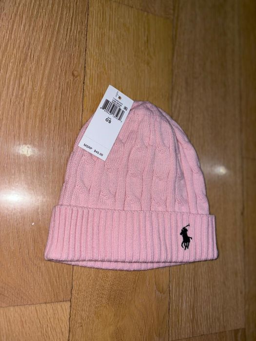 Căciulă Polo Ralph Lauren roz Noua Eticheta