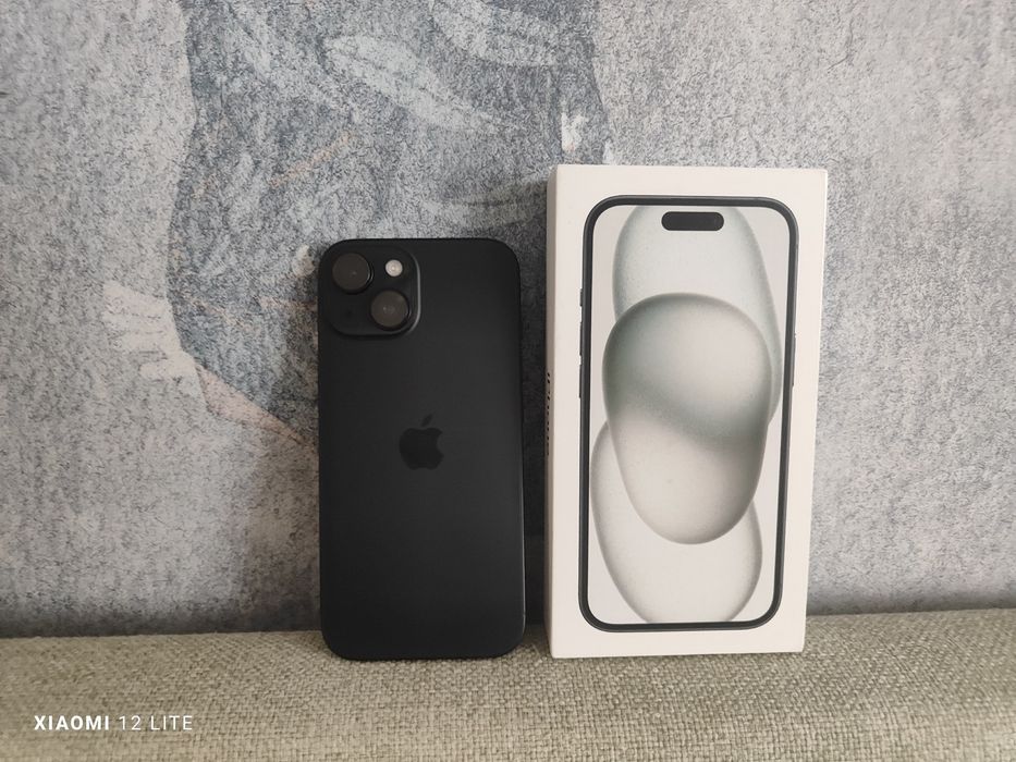 Продам iphone 15 black 256gb 100%