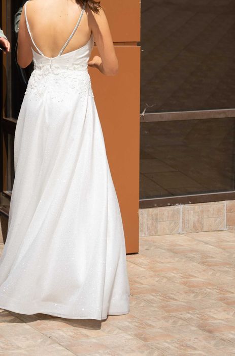 Сватбена  дълга рокля