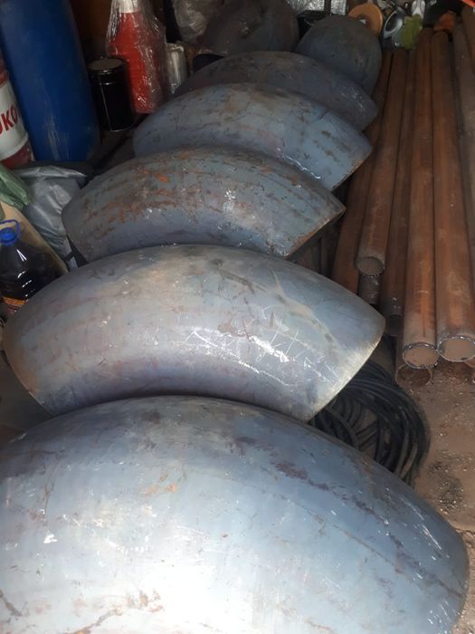 Отводы от 15мм до 530мм стальные.