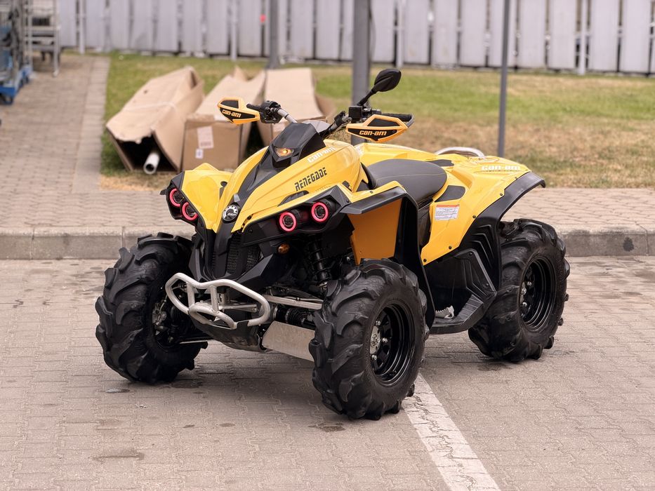 Can-Am Renegade 800R inmatriculat cu numar negru