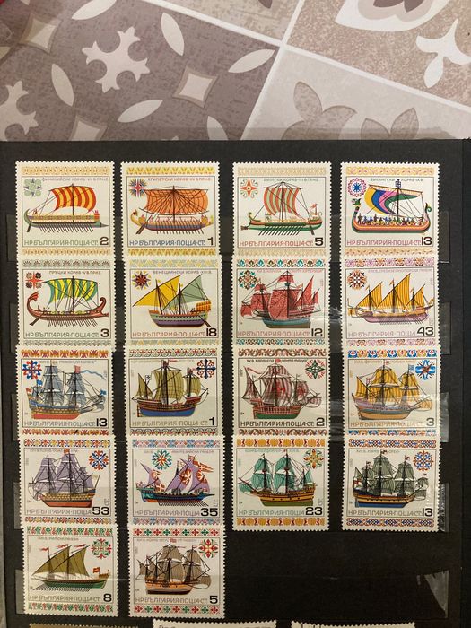 Серия пощенски марки ‘’ Стари кораби ‘’