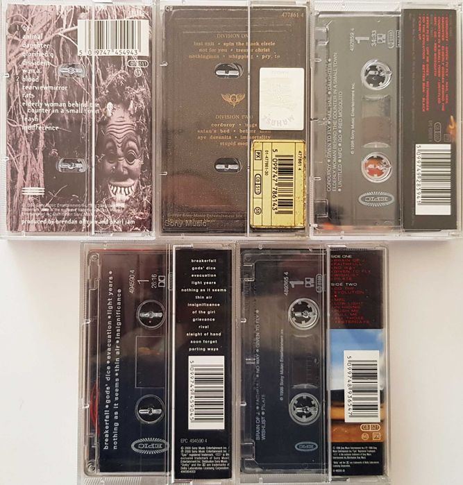 Set casete audio originale Pearl Jam