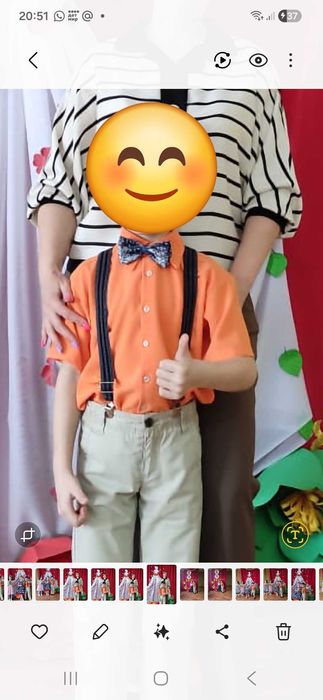 Подтяжки и бабочка