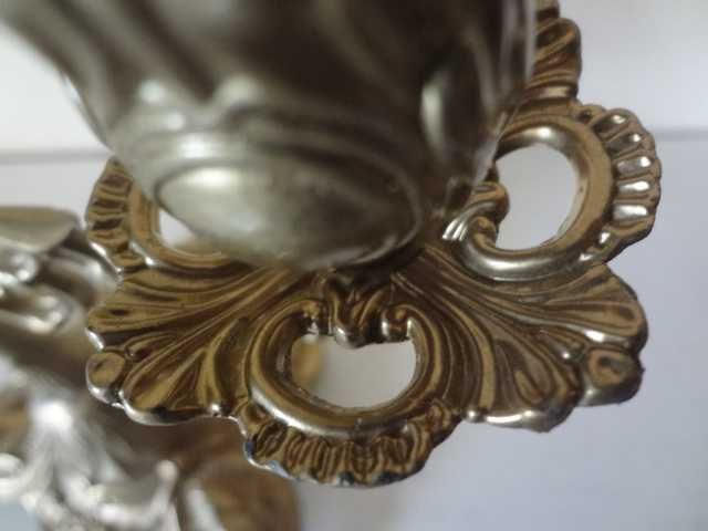 Комплект от 2 бр. бронзови свещника