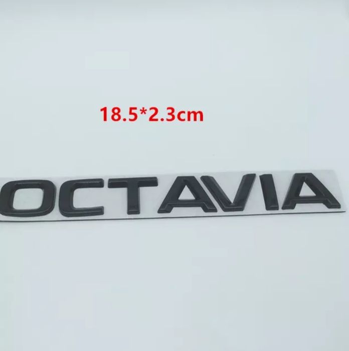 Litere Scris SKODA Octavia Karoq Superb Portbagaj Haion Negru Lucios