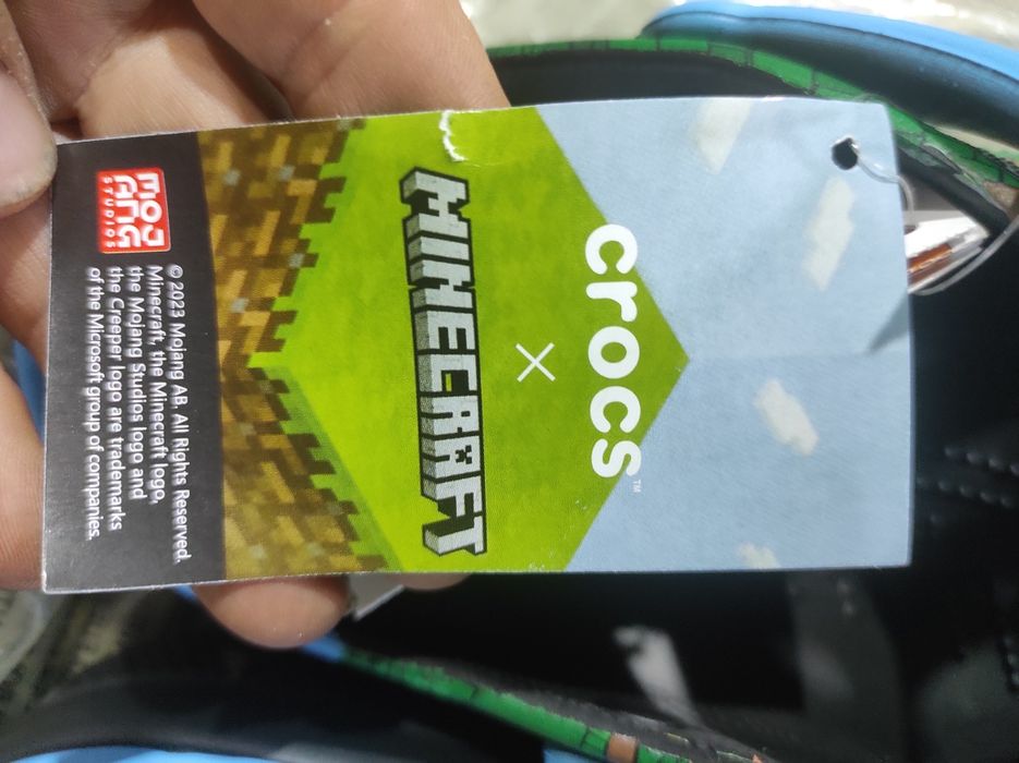 Crocs Minecraft тапочки