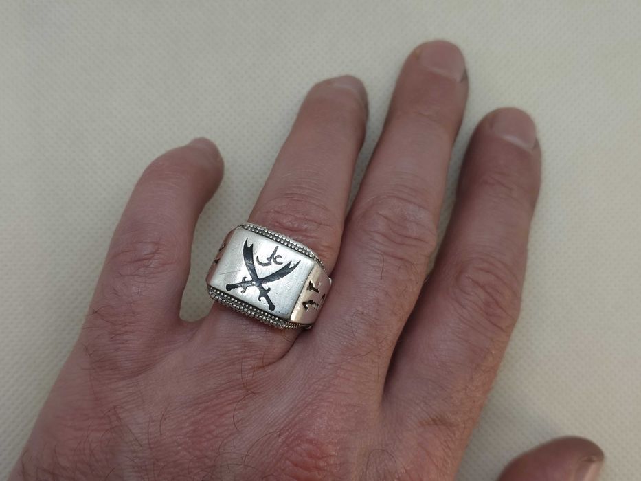 Inel Argint Masiv „ Murat”  – Simbol Zulfiqar