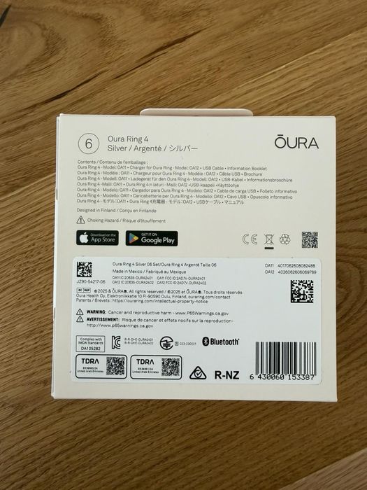 Oura Ring 4 Silver -  НОВ, НЕРАЗОПАКОВАН!
