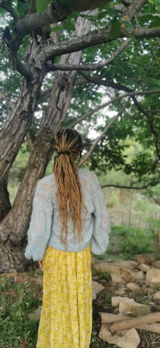 ръчно плетен кардиган, уникален.