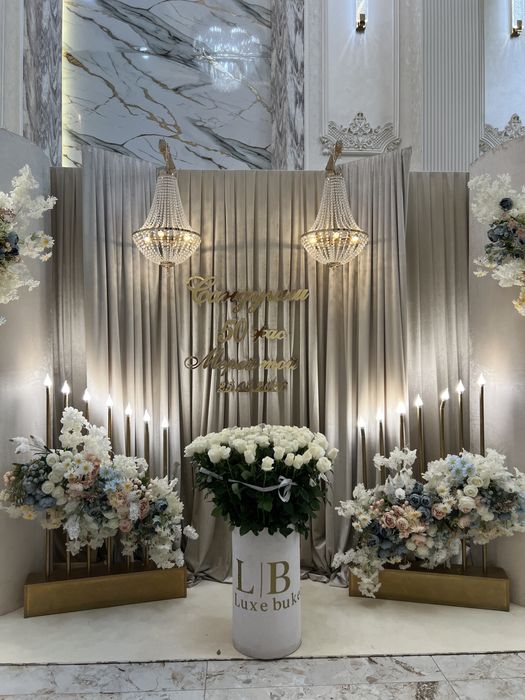 101 ақ роза гүл!