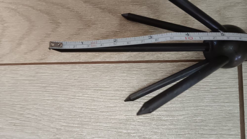 Vârf paratrăsnet 20 cm cu mufa 350 2 buc