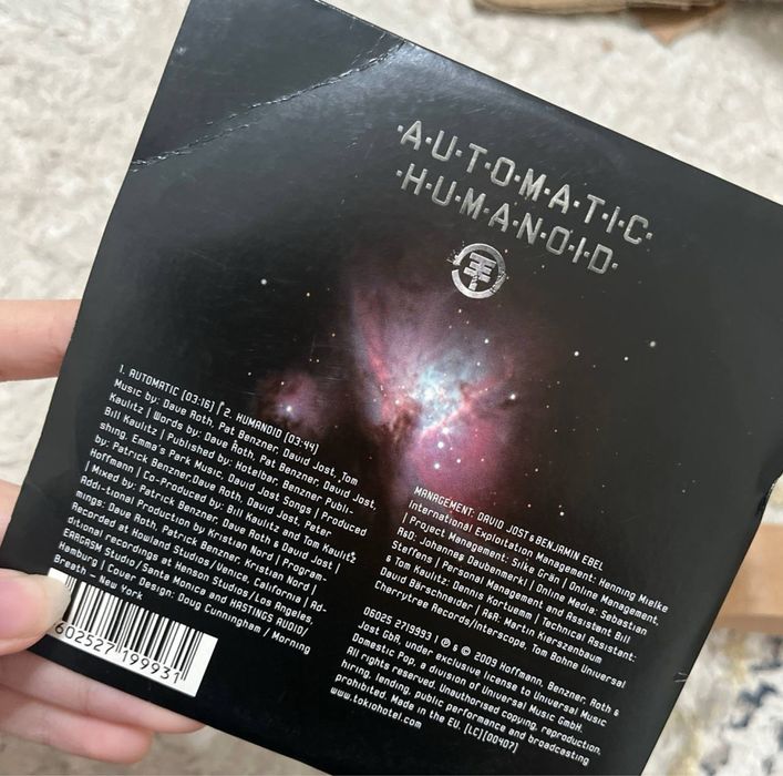 Оригинальный CD диск Tokio Hotel "Automatic"
