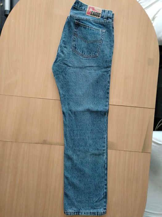 Blugi barbati League USA wide leg noi L - XL largi