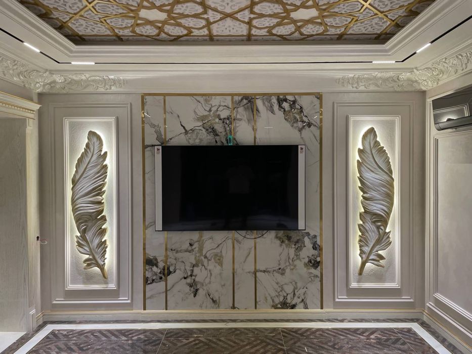 барельеф тяга турлов под мрамор кламиз