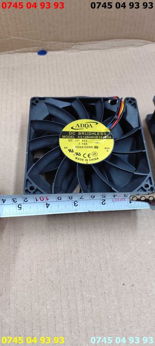 ventilator ventilatoare ADDA 48v 1.15A turatie mare 12x4cm pret pe buc