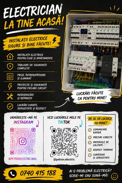 Electrician: Schimbare Instalație Electrică
