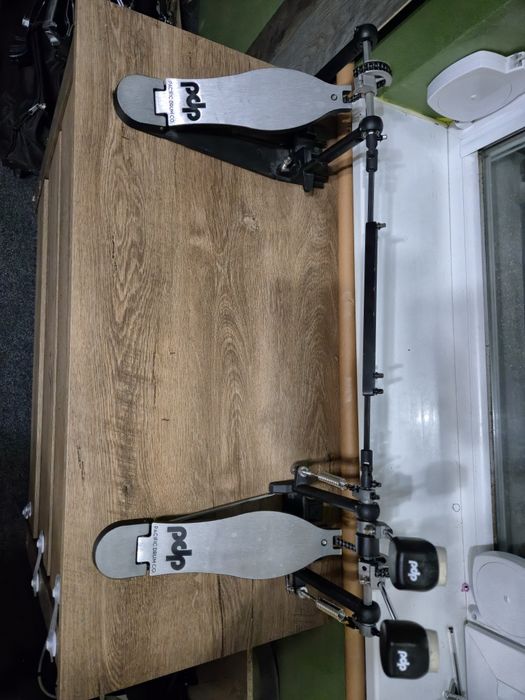 DW PDP 700 Double Pedal + Dw SPO16 Rocker Hub for 5000er